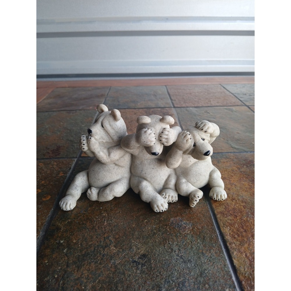 QUARRY CRITTERS 3 BEARS SEE, HEAR, SPEAK NO EVIL